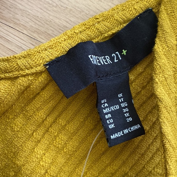 Forever 21 Mustard Stretchy Summer Dress - Picture 5 of 7